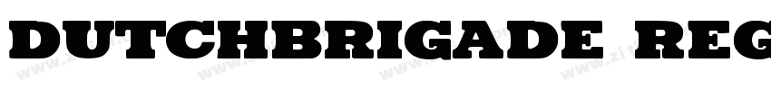 Dutchbrigade Regular字体转换